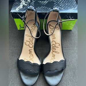 Sam Edelman Women's Odila Leather Ankle Strap
Block Heels